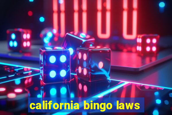 california bingo laws