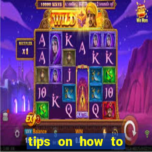 tips on how to win playing slot machines