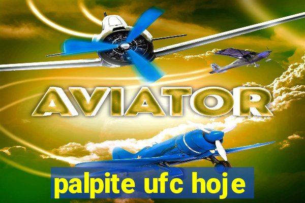 palpite ufc hoje