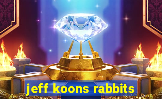 jeff koons rabbits