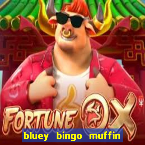 bluey bingo muffin and socks