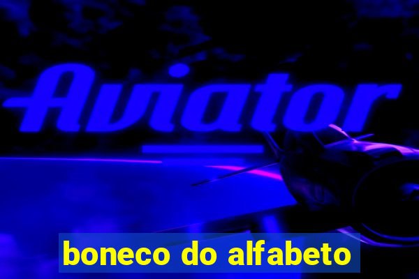 boneco do alfabeto