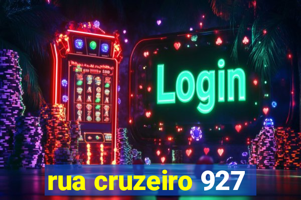 rua cruzeiro 927