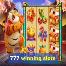 777 winning slots