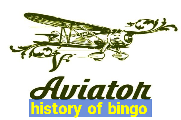 history of bingo