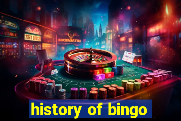 history of bingo