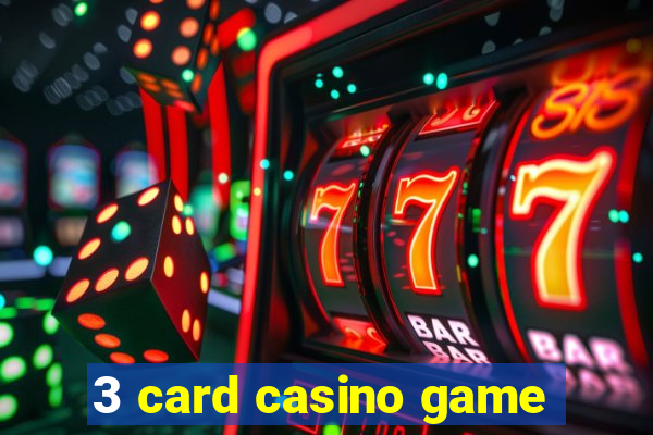 3 card casino game