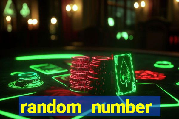 random number generator slot machine