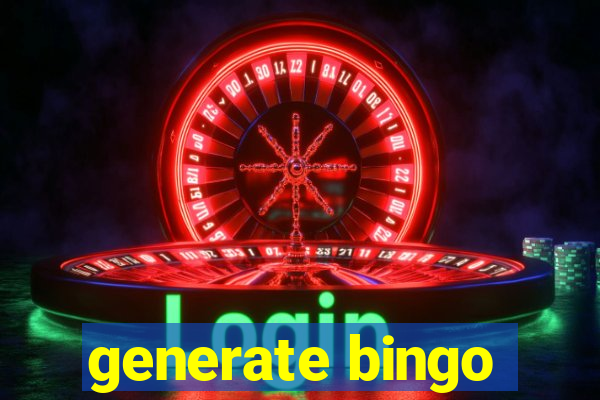 generate bingo