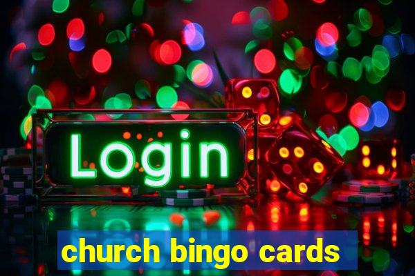 church bingo cards