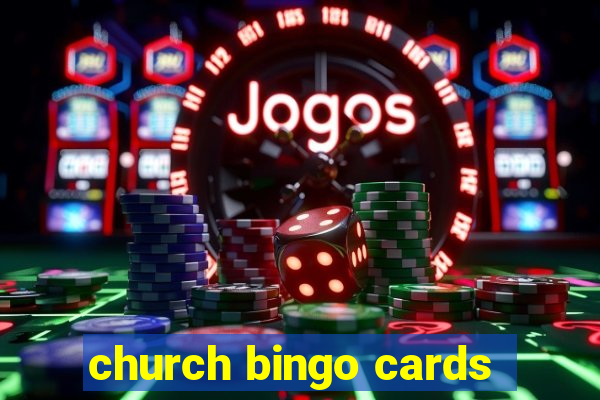 church bingo cards