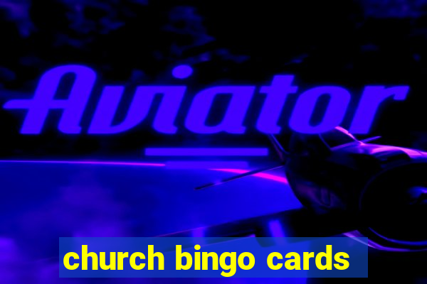 church bingo cards