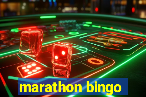 marathon bingo