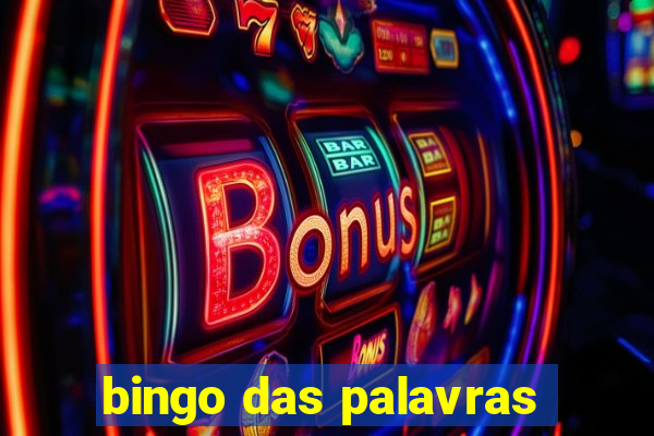 bingo das palavras