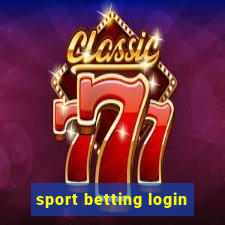 sport betting login