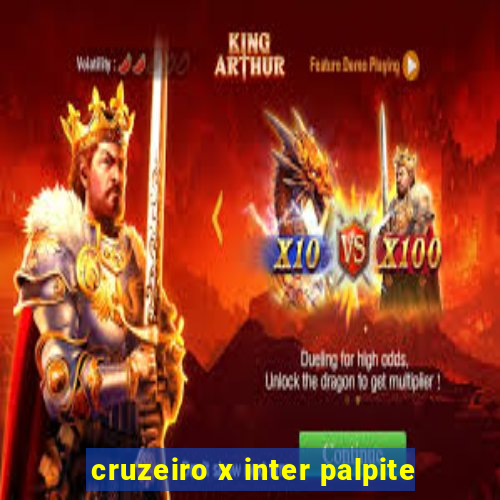 cruzeiro x inter palpite