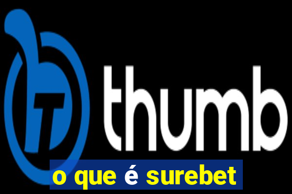 o que é surebet