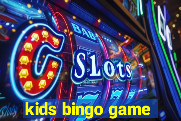 kids bingo game