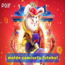 molde camiseta futebol