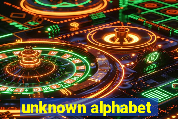 unknown alphabet