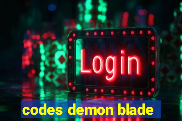 codes demon blade