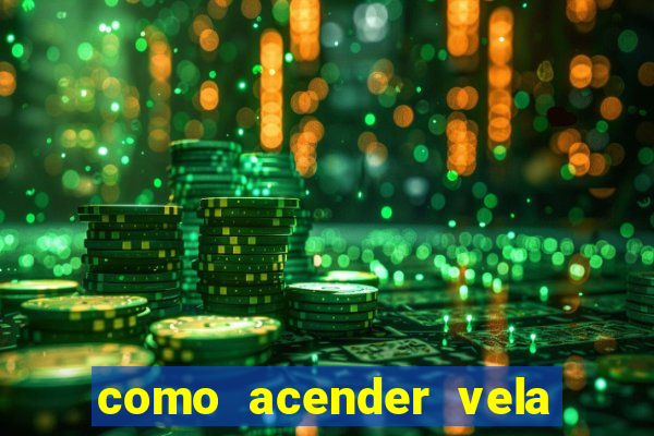 como acender vela no minecraft