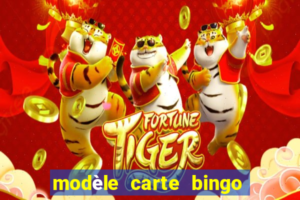 modèle carte bingo quarantaine gratuit