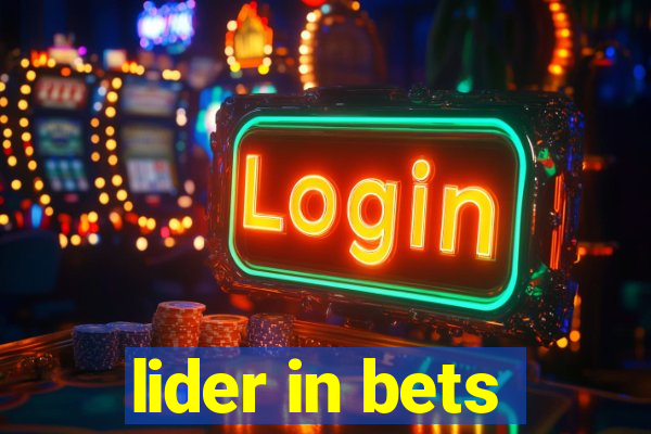 lider in bets