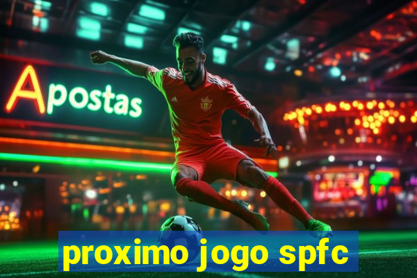 proximo jogo spfc