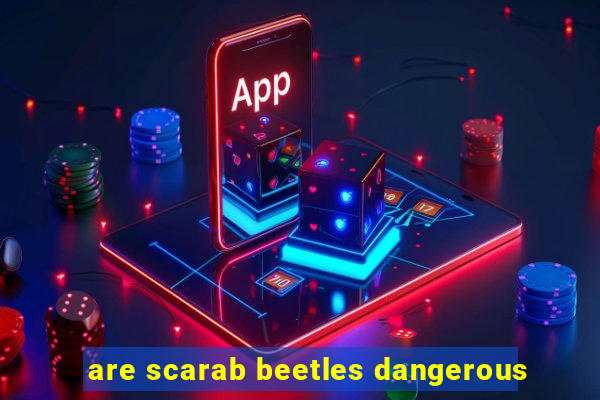 are scarab beetles dangerous