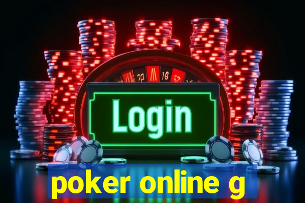 poker online g