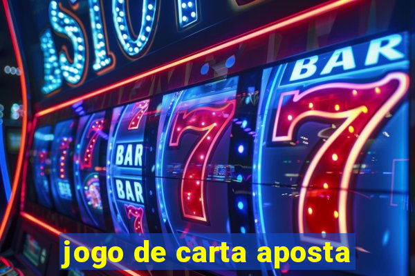 jogo de carta aposta