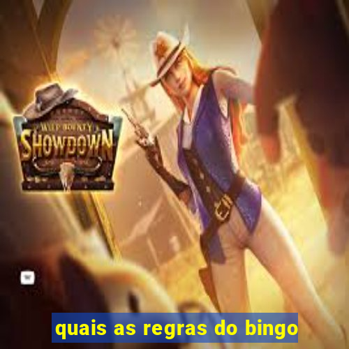 quais as regras do bingo