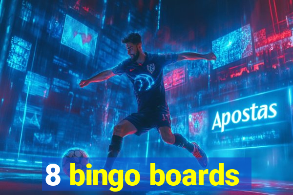 8 bingo boards