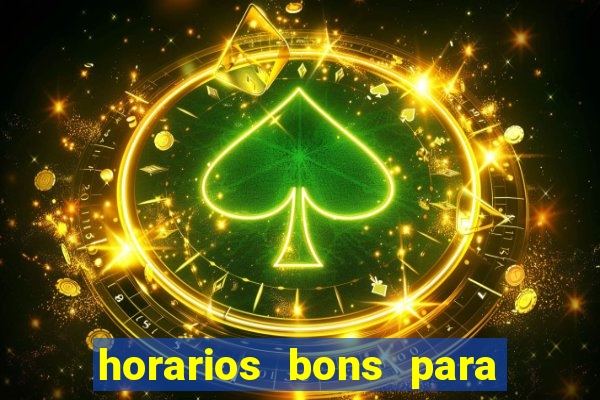 horarios bons para jogar fortune tiger