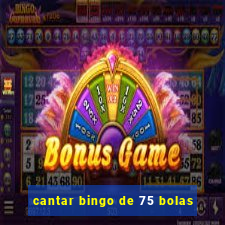 cantar bingo de 75 bolas