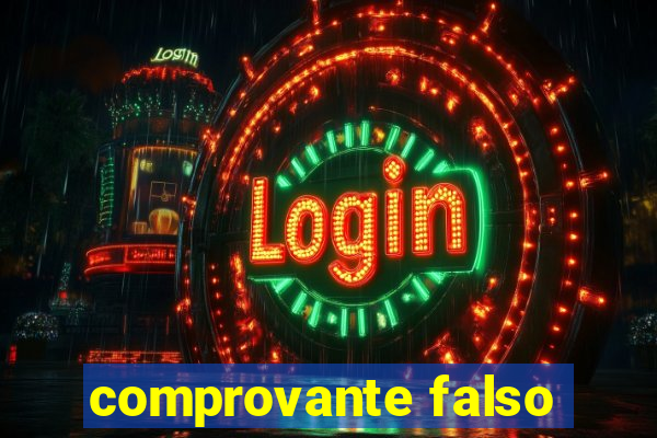 comprovante falso