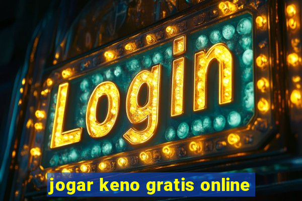 jogar keno gratis online