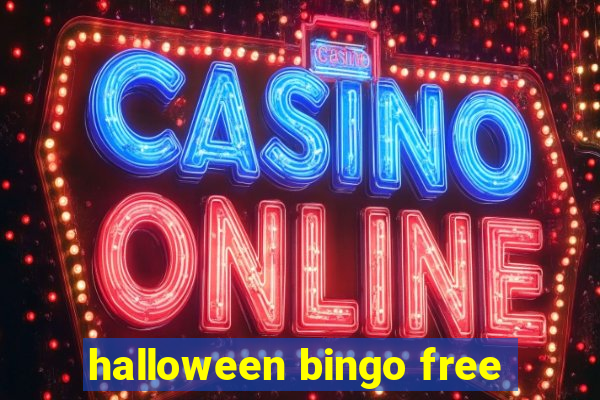 halloween bingo free