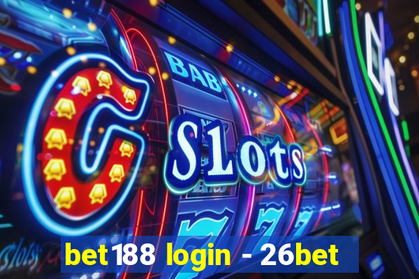 bet188 login - 26bet