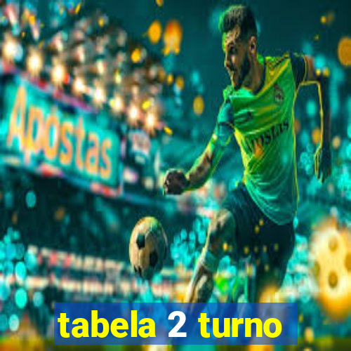 tabela 2 turno