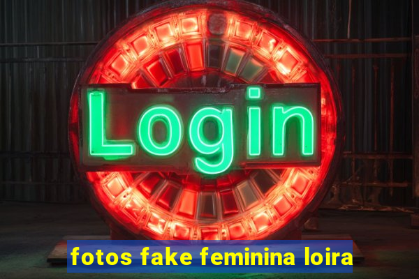 fotos fake feminina loira