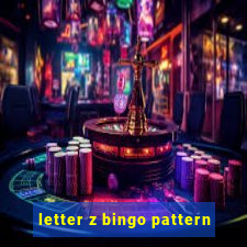 letter z bingo pattern