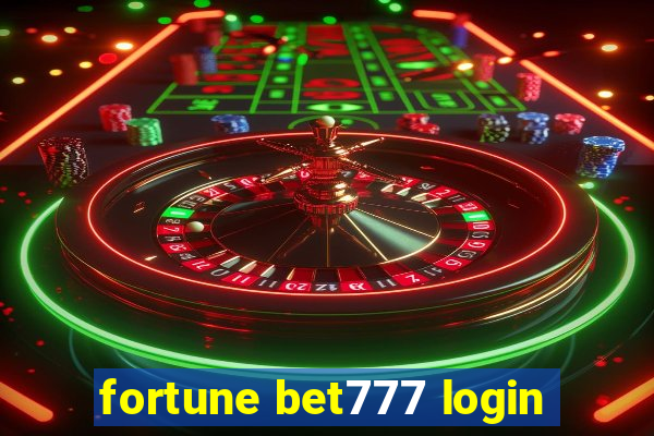 fortune bet777 login