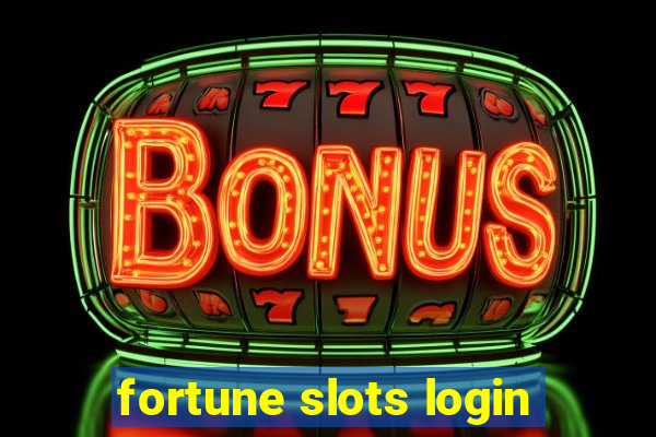 fortune slots login