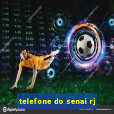 telefone do senai rj