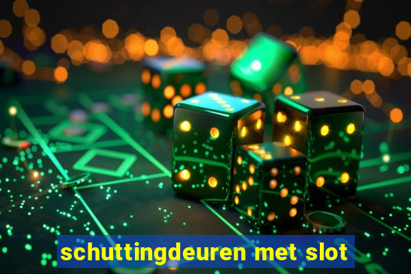 schuttingdeuren met slot