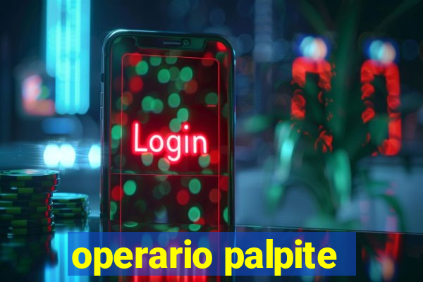 operario palpite