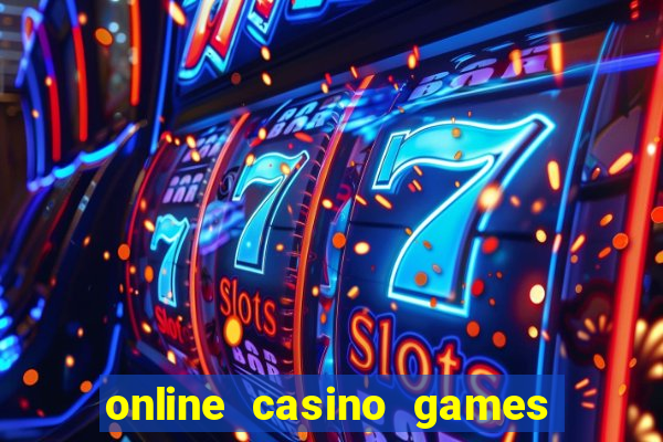 online casino games for real cash