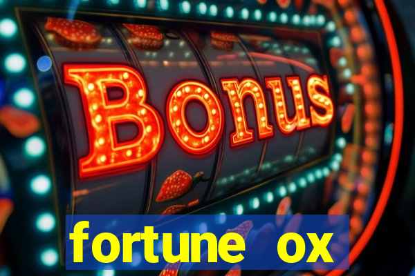 fortune ox horários pagantes